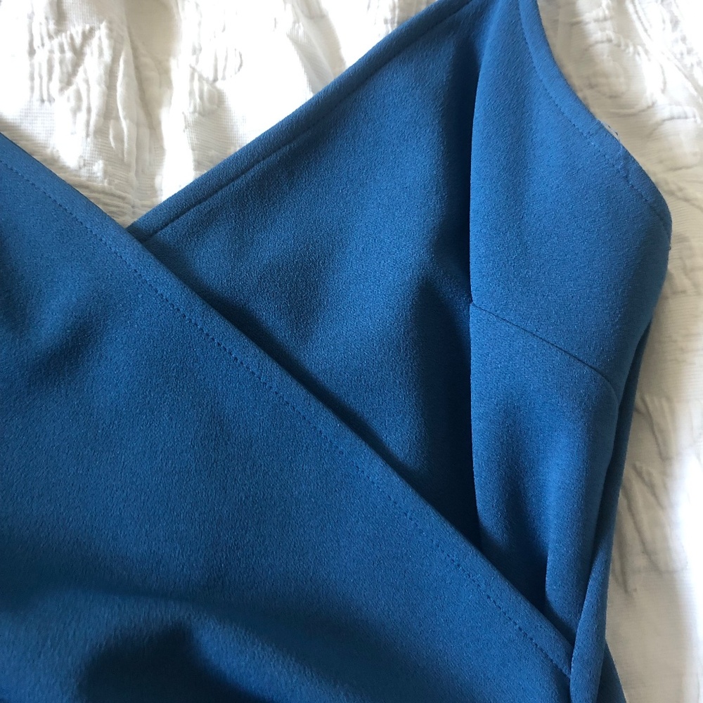 Turquoise mini dress - Picture 4 of 4
